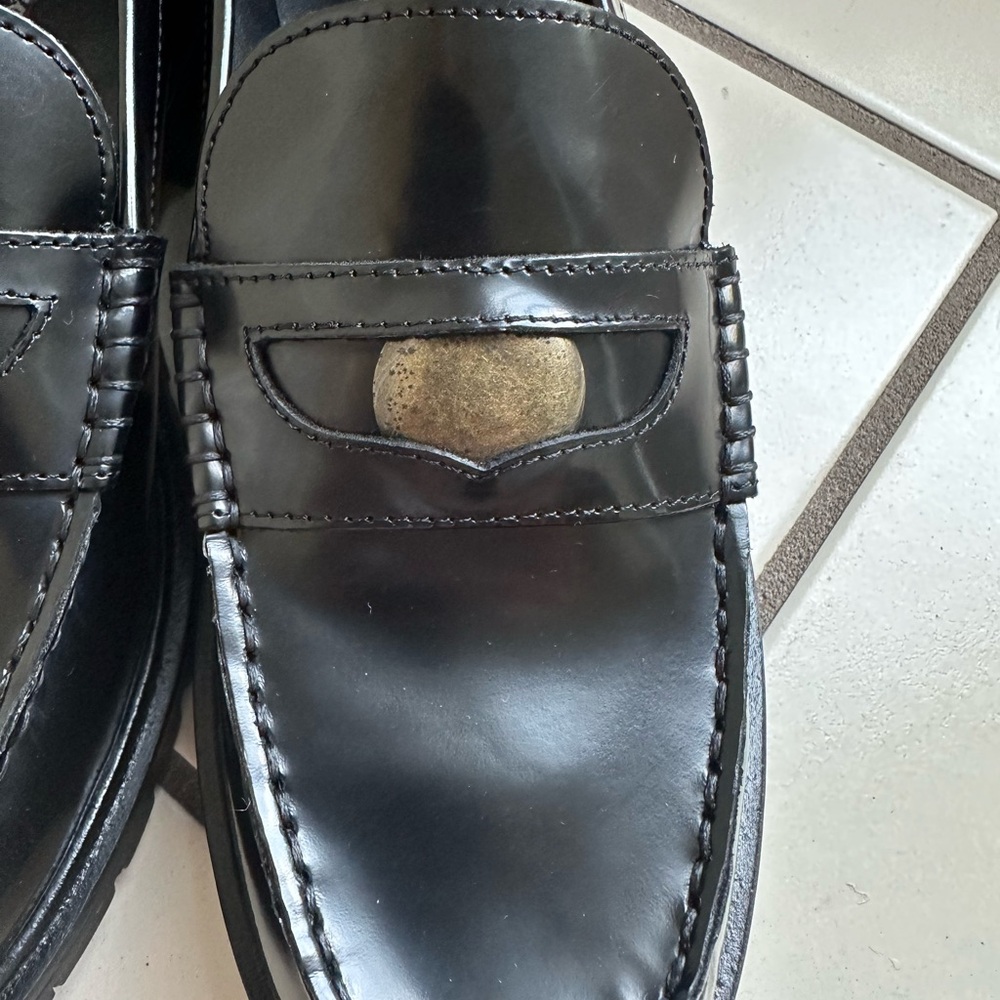 Free People Liv Black Loafers- Size 38- NWOB - Picture 9 of 10